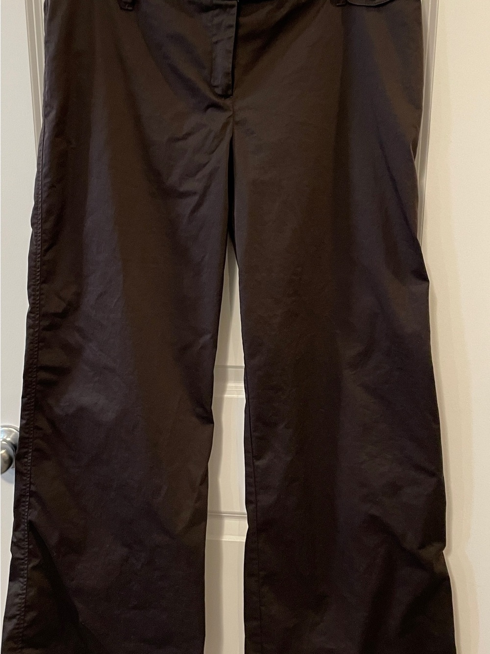 Jacob Women’s Black Straight-Leg Chinos